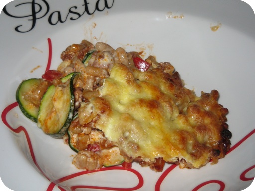 Pasta Ovenschotel met Chorizo en Courgette