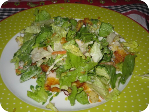 Salade met Kip Krokant