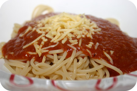 Spaghetti met Tomatensaus