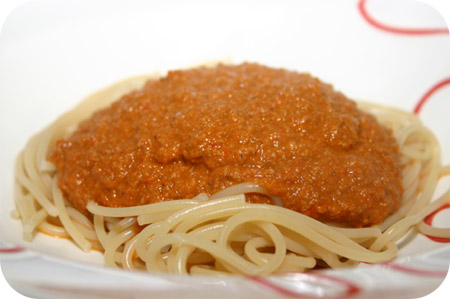 Spaghetti met Gehakt en Champignons