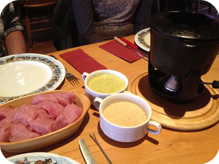 Chalet Gruyère - Menen fondue bressane