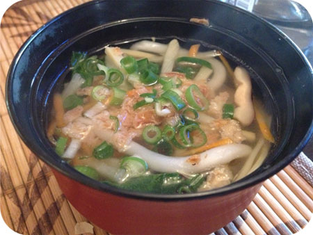 Tapasia in Ede udon noodle soup