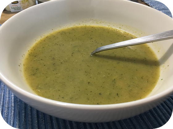 Broccoli Courgette-Soep van Jamie Oliver