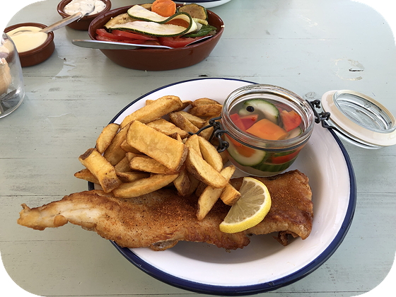 Fish & Chips bij 't Mootje in Anjum heekfilet
