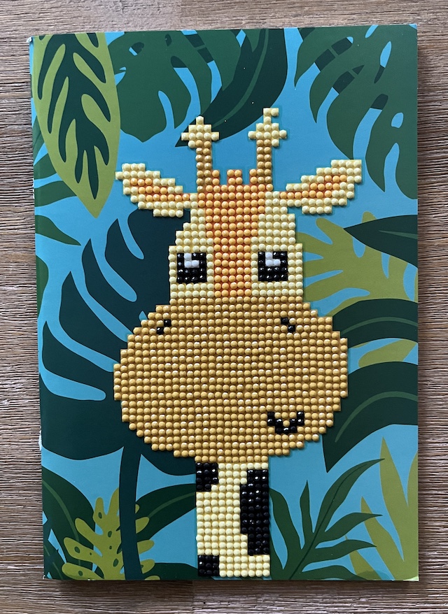 Diamond Painting notitieboekje giraffe action